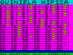 Running screen